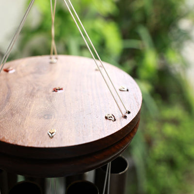 ANTARA C Sound of Joy – Hand - Tuned Wind Chime – Windchimes & Dreamcatchers by Wind Song available on Brown Living™. . SKU: Code6c. Img 2.