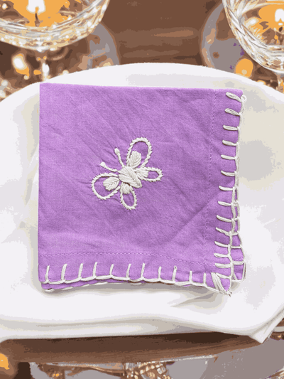 Anthophile Cocktail Napkin - Set of 2 – Home Decor on Brown Living™. SKU: INCNW01. Img 7.