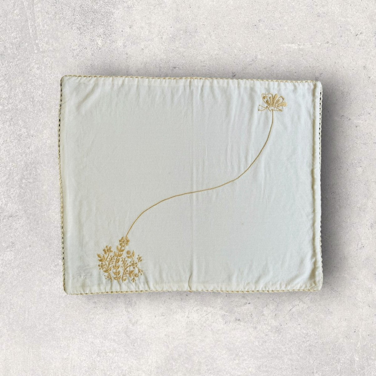 Anthophile Placemats - Set of 2 – Table Linens by Inara Home available on Brown Living™. Beige . SKU: INPMW02. Img 4.