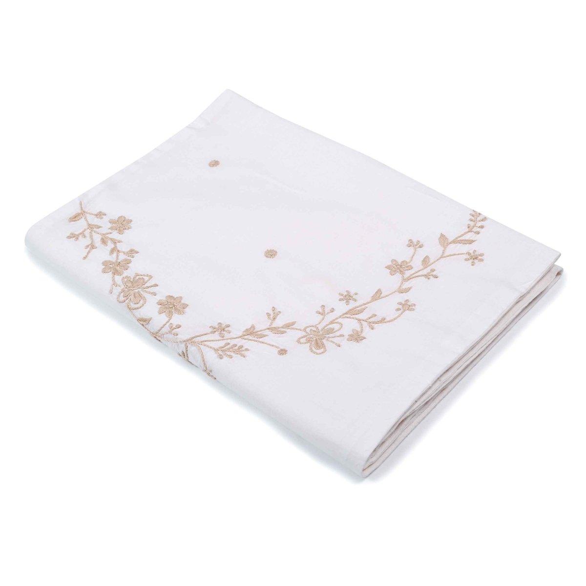 Anthophile Runner – Handmade Floral Cotton Table Runner for Dining – Home Decor by Inara Home available on Brown Living™. Yellow . SKU: INTRY02. Img 2.