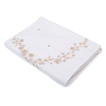 Anthophile Runner – Handmade Floral Cotton Table Runner for Dining – Home Decor on Brown Living™. SKU: INTRY02. Img 2.