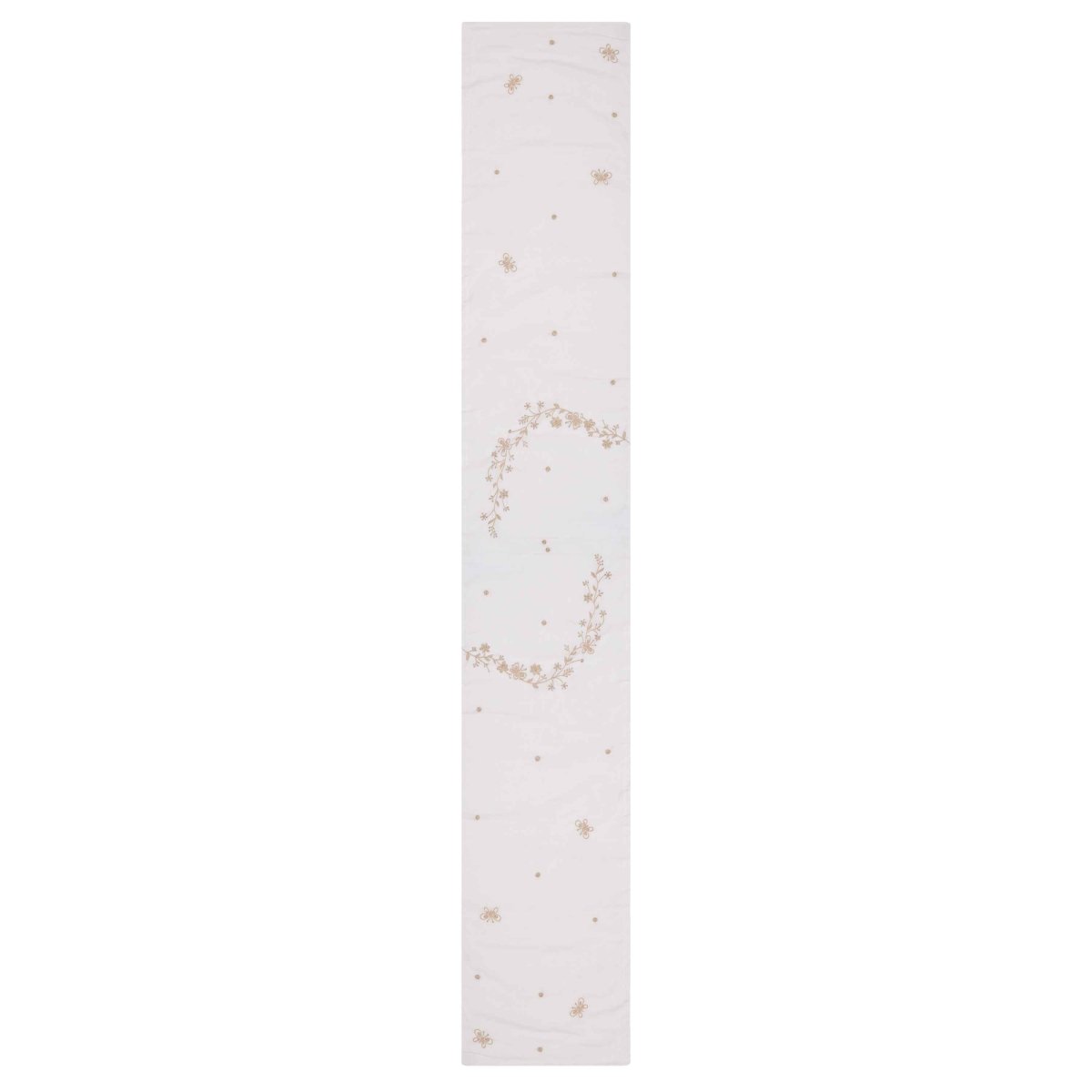 Anthophile Runner – Handmade Floral Cotton Table Runner for Dining – Home Decor by Inara Home available on Brown Living™. Yellow . SKU: INTRY02. Img 3.