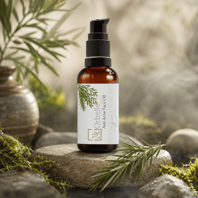 Anti-Acne Face Oil - 20 ml – Face Oil on Brown Living™. SKU: SKIE01. Img 1.