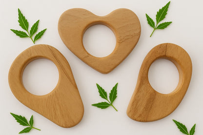 Antibacterial Neem Teethers For Babies | 100% Pure & Natural – Baby Teethers & Soothers on Brown Living™. SKU: T_AV-HRT-TMNG. Img 1.