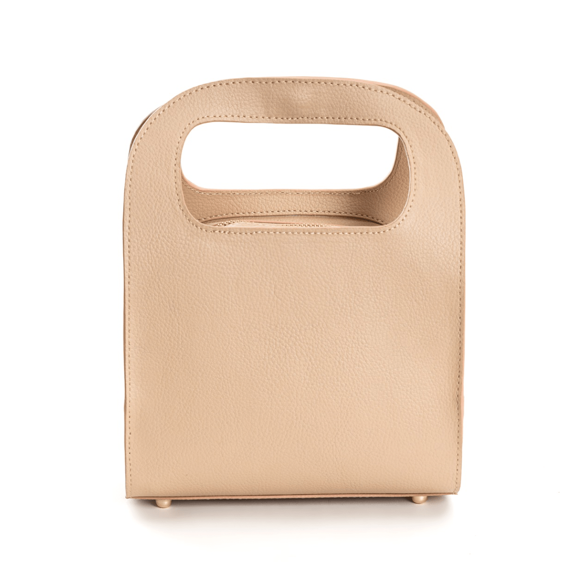 Aphrodite Vegan Leather Satchel Bag (Almond) – Satchel Bag by Green Hermitage available on Brown Living™. . SKU: SCGH - 3009. Img 2.