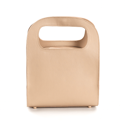 Aphrodite Vegan Leather Satchel Bag (Almond) – Satchel Bag on Brown Living™. SKU: SCGH - 3009. Img 2.
