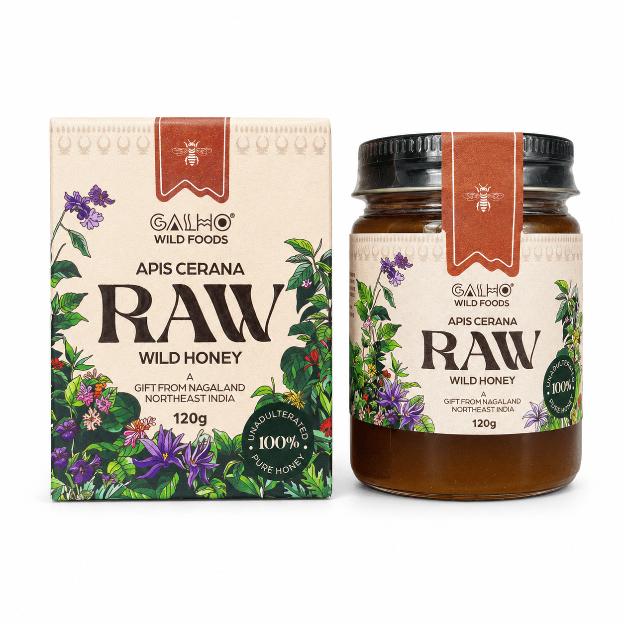 Apis Cerana Wild Apple Honey 120g | Raw Natural Honey – Honey & Syrups on Brown Living™. SKU: GWA120. Img 3.