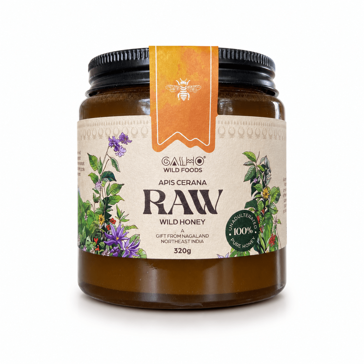 Apis Cerana Wild Banana Honey | Raw Natural Honey – Honey & Syrups on Brown Living™. SKU: CWB320g_. Img 1.