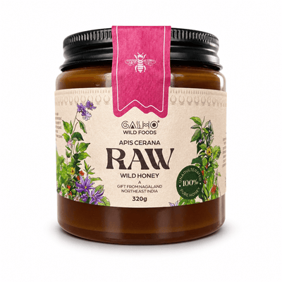 Apis Cerana Wild Cherry Honey | Raw Natural Honey – Honey & Syrups on Brown Living™. SKU: GWLH-320g_. Img 6.