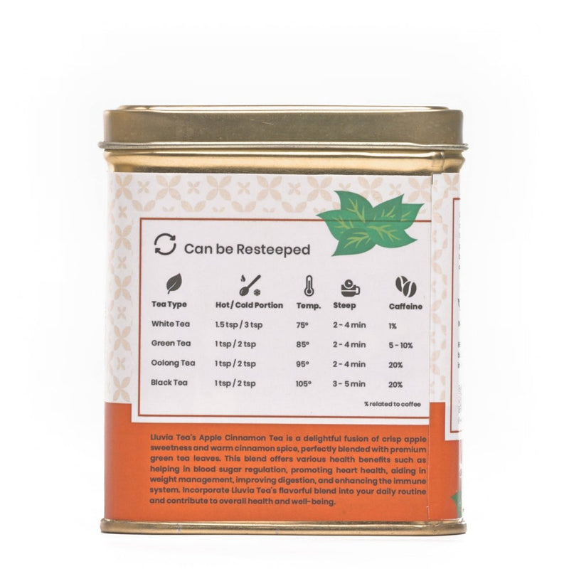 Apple Cinnamon Tea|Sweet and Spicy Blend - 50g | Verified Sustainable by Brown Living™