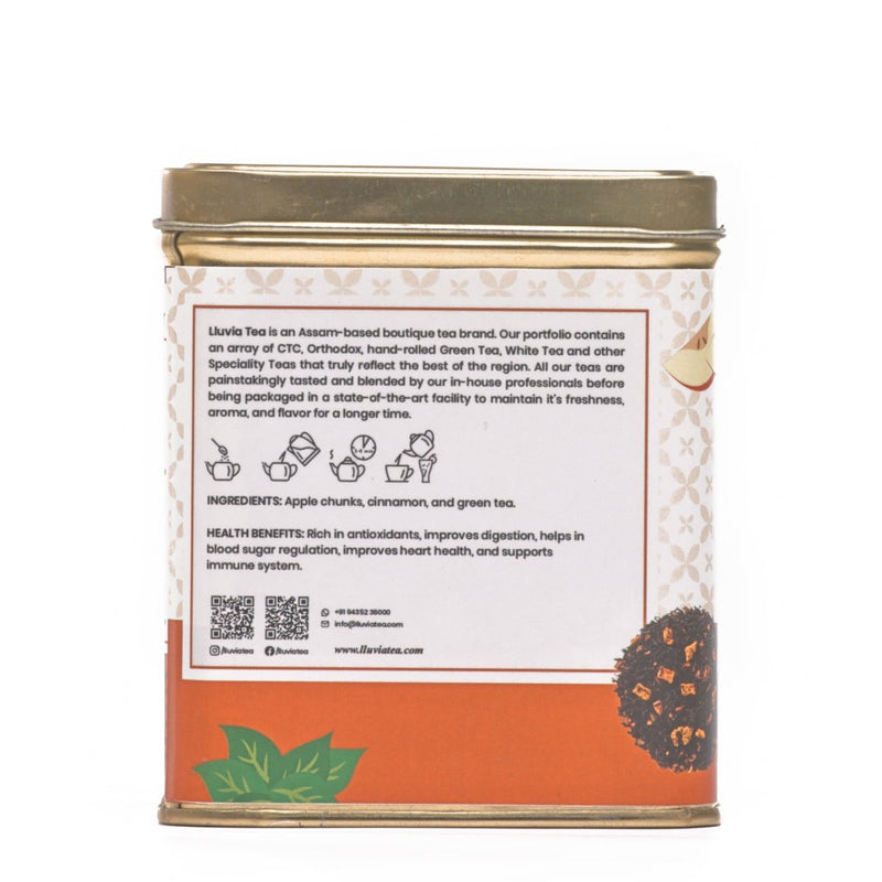 Apple Cinnamon Tea|Sweet and Spicy Blend - 50g | Verified Sustainable by Brown Living™