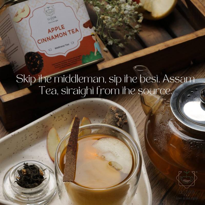 Apple Cinnamon Tea|Sweet and Spicy Blend - 50g | Verified Sustainable by Brown Living™