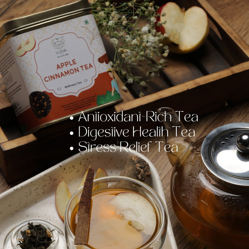 Apple Cinnamon Tea|Sweet and Spicy Blend - 50g | Verified Sustainable by Brown Living™