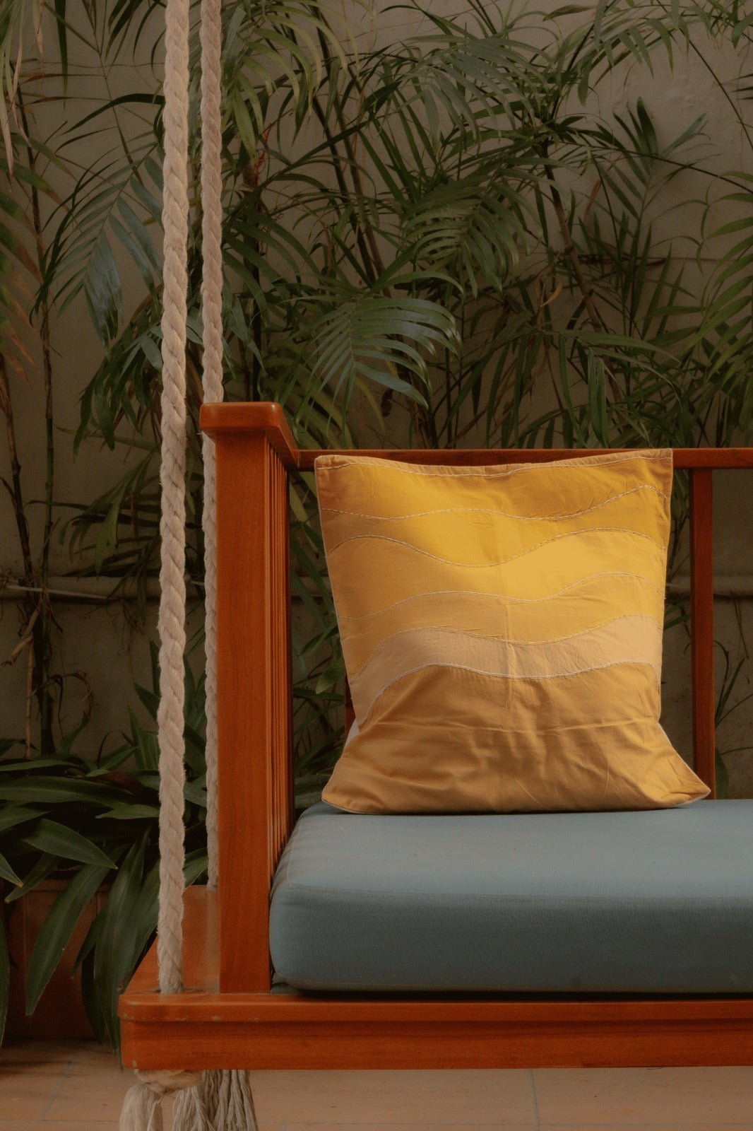 Aqua Pillow Covers (Set of 4) | Soft Home Décor Cushion Covers – Covers & Inserts on Brown Living™. SKU: C06. Img 6.