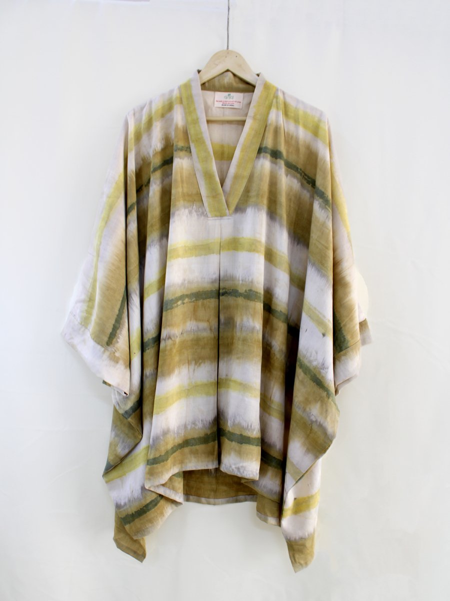 Aranya Handwoven Khadi Tussar Cotton - Yellow | Verified Sustainable by Brown Living™