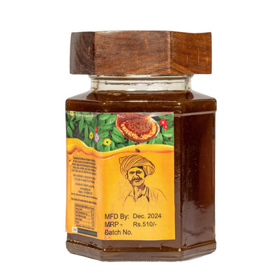 Aravalli Forest Honey | Raw Unprocessed Natural Wild Honey – Honey & Syrups on Brown Living™. SKU: JS_AravalliHoney. Img 2.