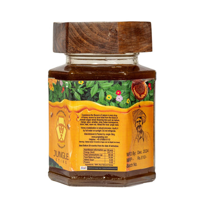 Aravalli Forest Honey | Raw Unprocessed Natural Wild Honey – Honey & Syrups on Brown Living™. SKU: JS_AravalliHoney. Img 3.