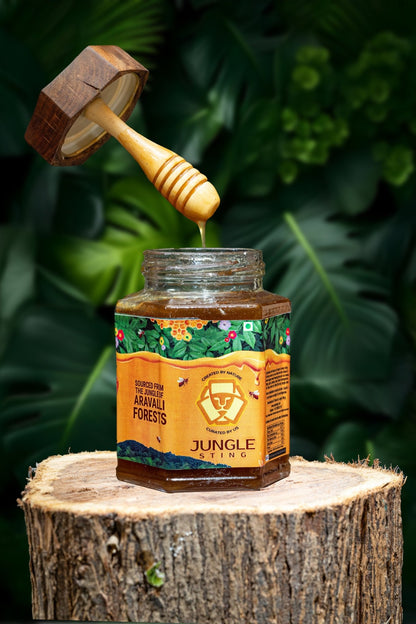 Aravalli Forest Honey | Raw Unprocessed Natural Wild Honey – Honey & Syrups on Brown Living™. SKU: JS_AravalliHoney. Img 1.