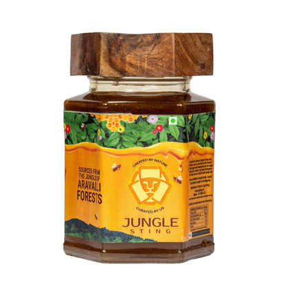 Aravalli Forest Honey | Raw Unprocessed Natural Wild Honey – Honey & Syrups on Brown Living™. SKU: JS_AravalliHoney. Img 5.