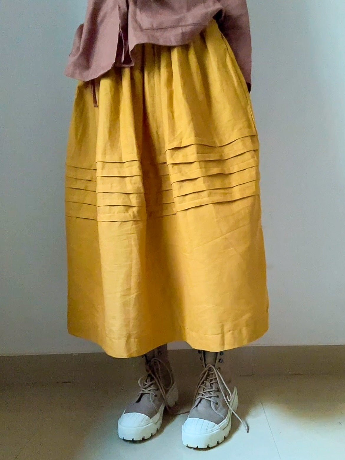 Archi Skirt | Handcrafted & Stylish Wear – Womens Skirt by Phuhar's available on Brown Living™. Xs . SKU: PH - JBP - XS. Img 5.