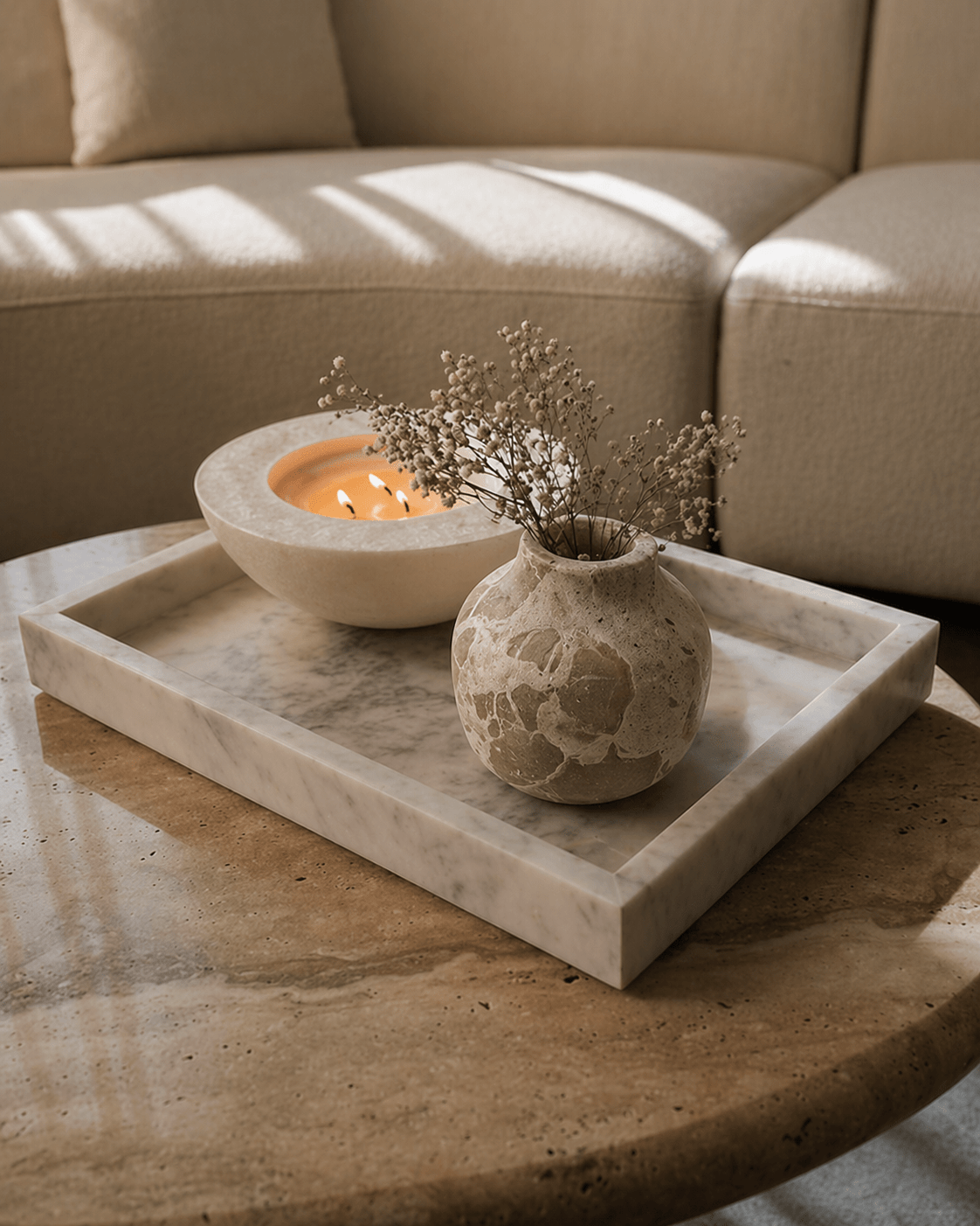 Arica Decorative Vase | Modern Elegant Home Decor Vase – Home Decor on Brown Living™. SKU: badenknot. Img 1.