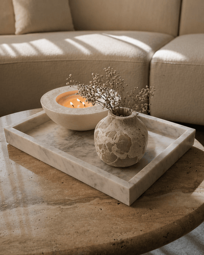 Arica Decorative Vase | Modern Elegant Home Decor Vase – Home Decor on Brown Living™. SKU: badenknot. Img 1.
