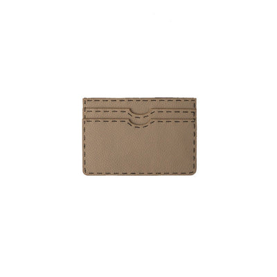 Art Deco Geometric Card Case – Handcrafted from Upcycled Elements – Card Sleeves on Brown Living™. SKU: CC006D. Img 2.