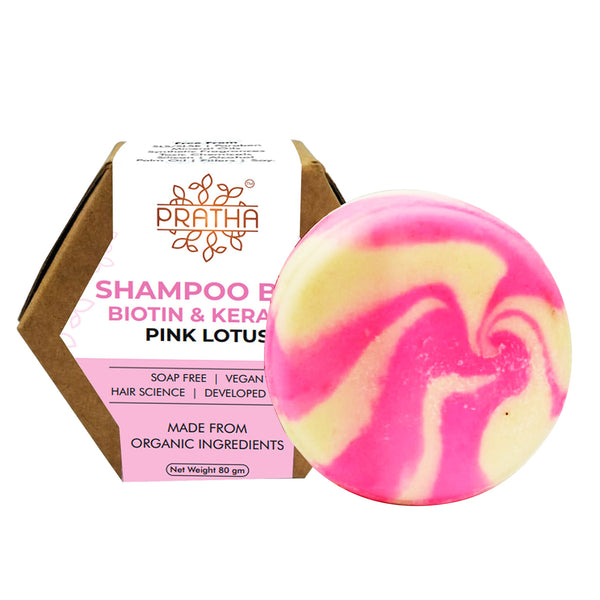 Shampoo Bar – Pink Lotus | For Long Healthy Hair