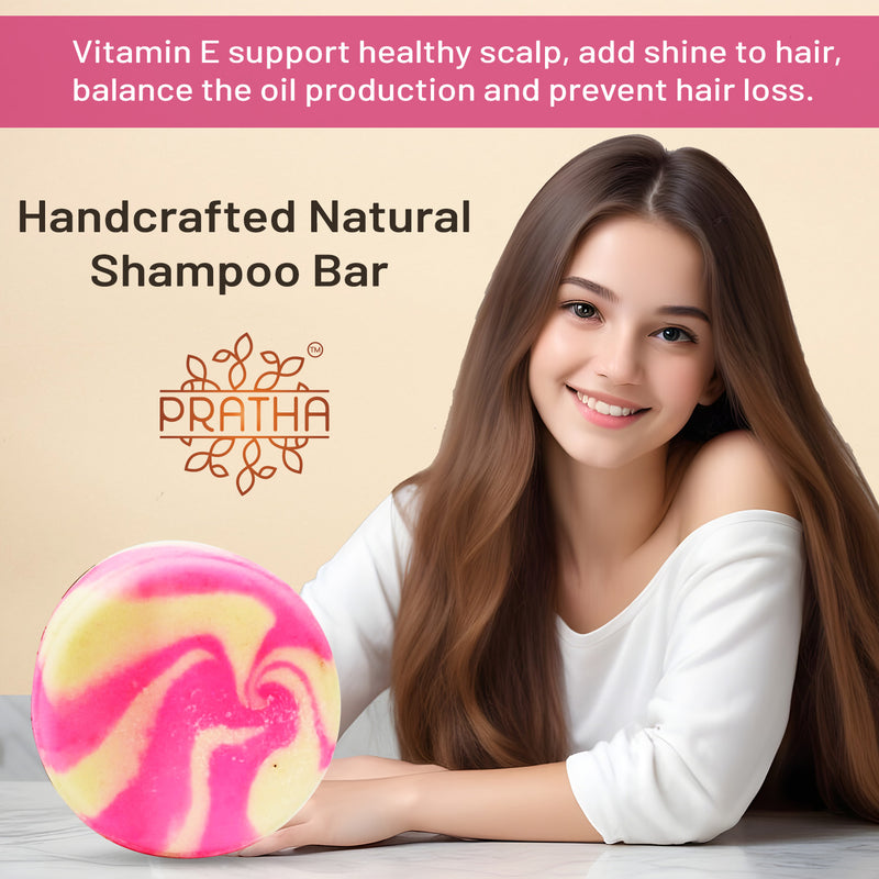 Shampoo Bar – Pink Lotus | For Long Healthy Hair