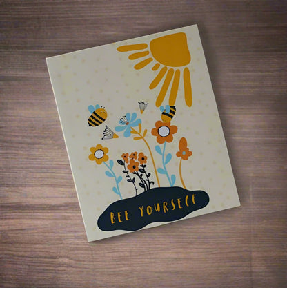 Artbook for Kids - Bee Yourself | Art Paper | Verified Sustainable by Brown Living™