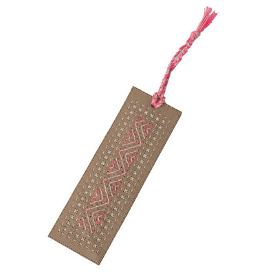 Artistic Hand - Embroidered Bookmark – Bookmarks on Brown Living™. SKU: BO020. Img 4.