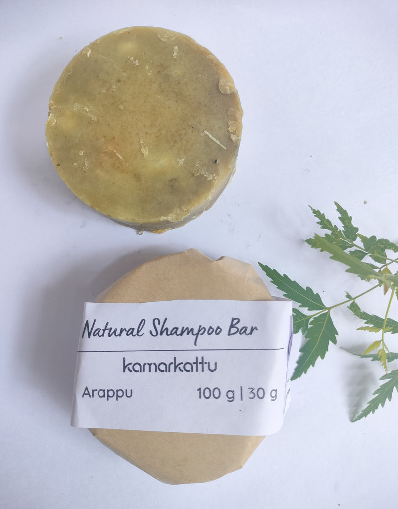Natural Shampoo Bar - Arappu - 100g : Pack of 2
