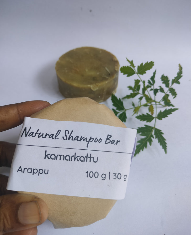 Natural Shampoo Bar - Arappu - 100g : Pack of 2