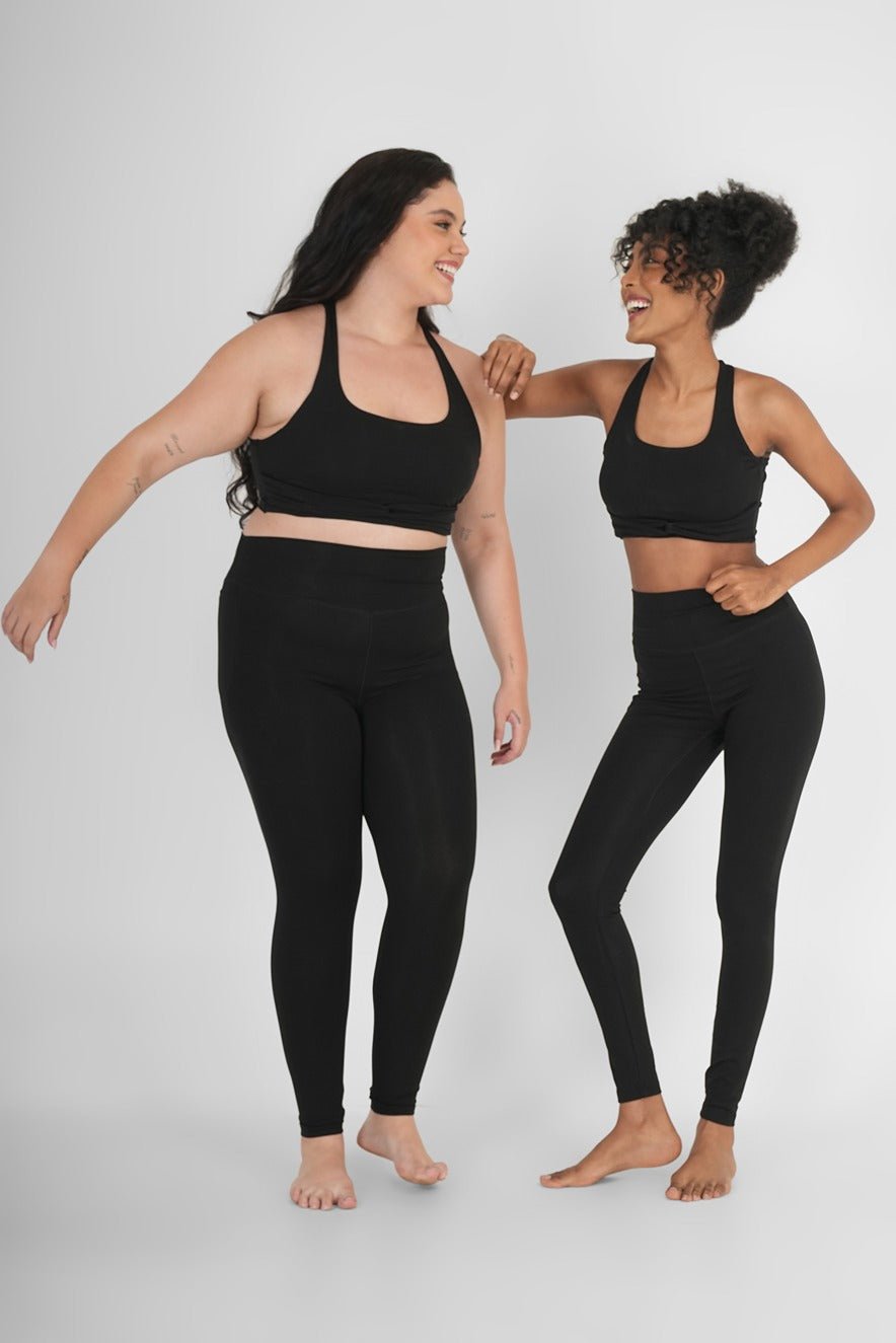 Ash Snug Fit Athletic Sports Bra | Seamless Comfort & Support – Womens Top on Brown Living™. SKU: ELASHBLKXS. Img 7.