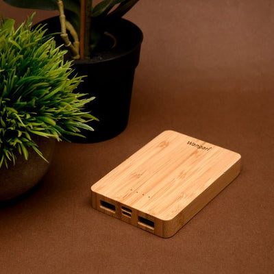 Aspen Mini 5000mAh Power Bank | Compact Fast Charging – Desk Accessories on Brown Living™. SKU: WAP9010. Img 1.