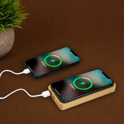 Aspen QI 10000mAh Power Bank With 15W Wireless Charger – Desk Accessories on Brown Living™. SKU: MT550. Img 2.
