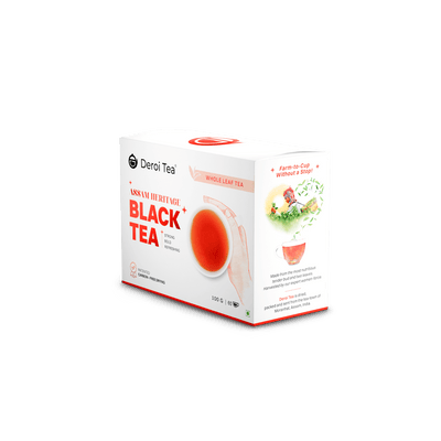Assam Heritage Black Tea | Assam Tea | Carbon-Free Dried | 100 gm – Tea on Brown Living™. SKU: DTB100. Img 6.