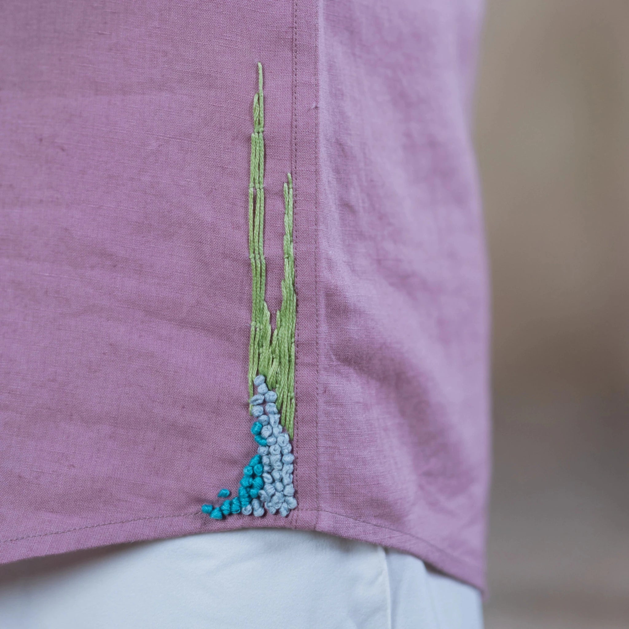 Ather Linen Shirt For Men Breathable Casual Shirt – Mens Shirt on Brown Living™. SKU: Aayu31. Img 3.