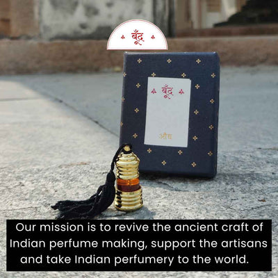 औध | Audh Natural Perfume Oil (Agarwood Attar) – Essential Oils on Brown Living™. SKU: BF17a. Img 3.