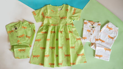 Augustus The Tiger - Unisex Kids Nightwear – Kids Pyjamas on Brown Living™. SKU: MITHNW - 032(G) - 1. Img 6.