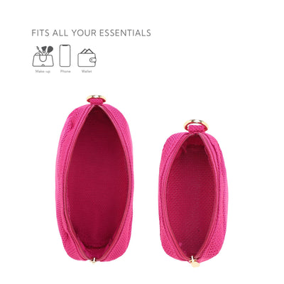 Aura Vanity Pouches| Made from Recycled Plastic Yarn – Travel Organiser on Brown Living™. SKU: VSet005. Img 14.