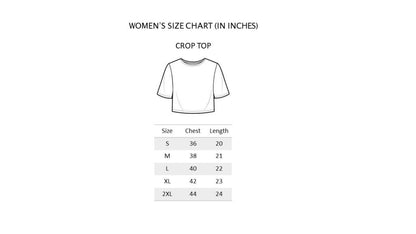 Aurora Waves Women's Organic Cotton Crop Top | Verified Sustainable by Brown Living™