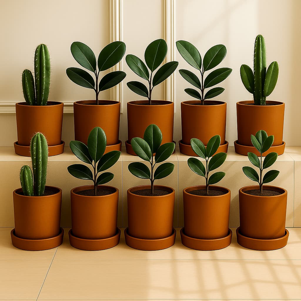 Autumn Planter Small 4 Inch | Handcrafted Decorative Pot – Pots & Planters on Brown Living™. SKU: PL1-10. Img 8.