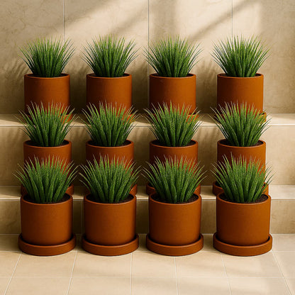 Autumn Planter Small 4 Inch | Handcrafted Decorative Pot – Pots & Planters on Brown Living™. SKU: PL1-12. Img 7.