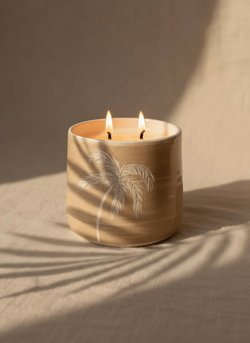 Avenor Ceramic Candles | Handcrafted Scented & Decorative Candles – Candles & Fragrances on Brown Living™. SKU: CC4_N. Img 1.