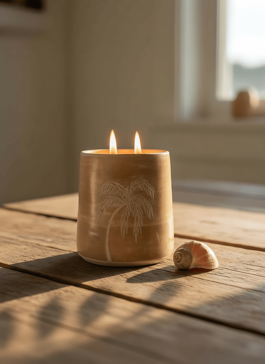 Avenor Ceramic Candles | Handcrafted Scented & Decorative Candles – Candles & Fragrances on Brown Living™. SKU: CC5_N. Img 3.