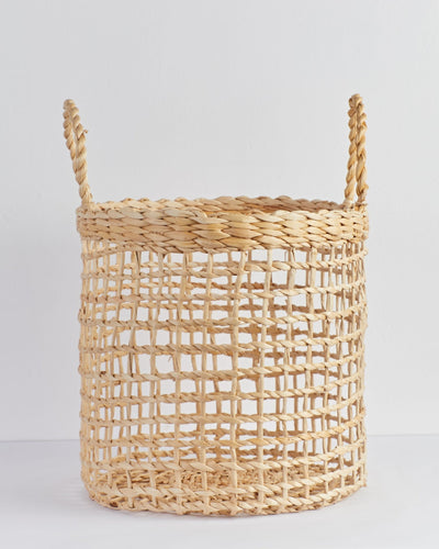 Avni - Banana Fiber Storage Basket – Baskets & Boxes on Brown Living™. SKU: S-004. Img 3.