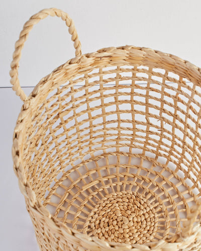 Avni - Banana Fiber Storage Basket – Baskets & Boxes on Brown Living™. SKU: S-004. Img 5.