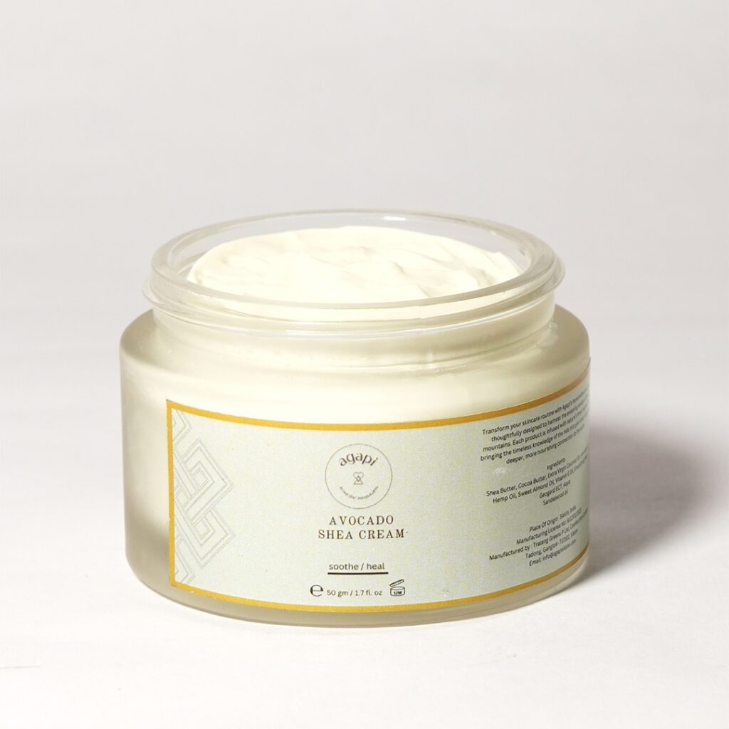 Avocado Shea Cream - 50 g – Face Cream by Agapi available on Brown Living™. . SKU: AVSC - 01. Img 2.