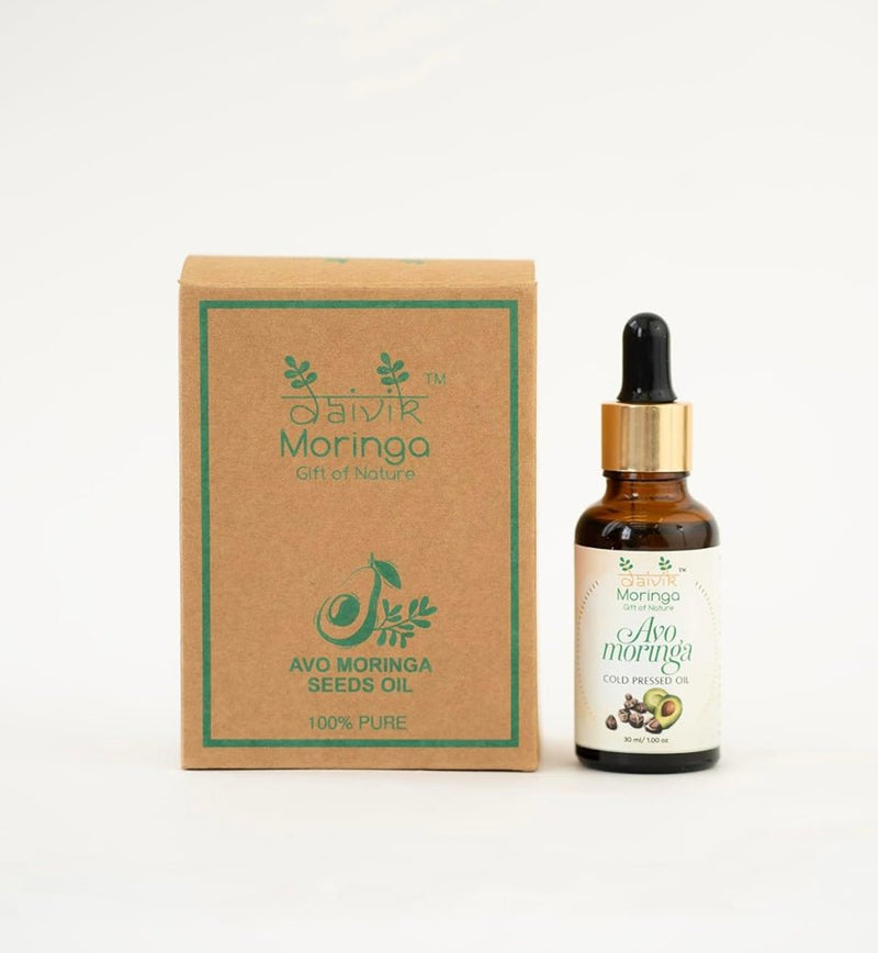 AvoMoringa Cold Pressed Hair and Skin Oil - 30 ml | Verified Sustainable by Brown Living™